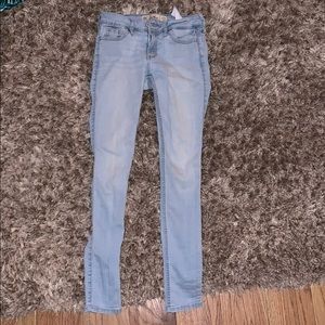 light wash skinny jeans - hollister